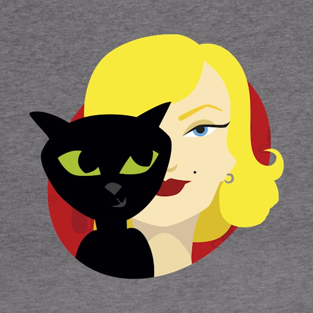 Cat lady Marylin by Bleckim